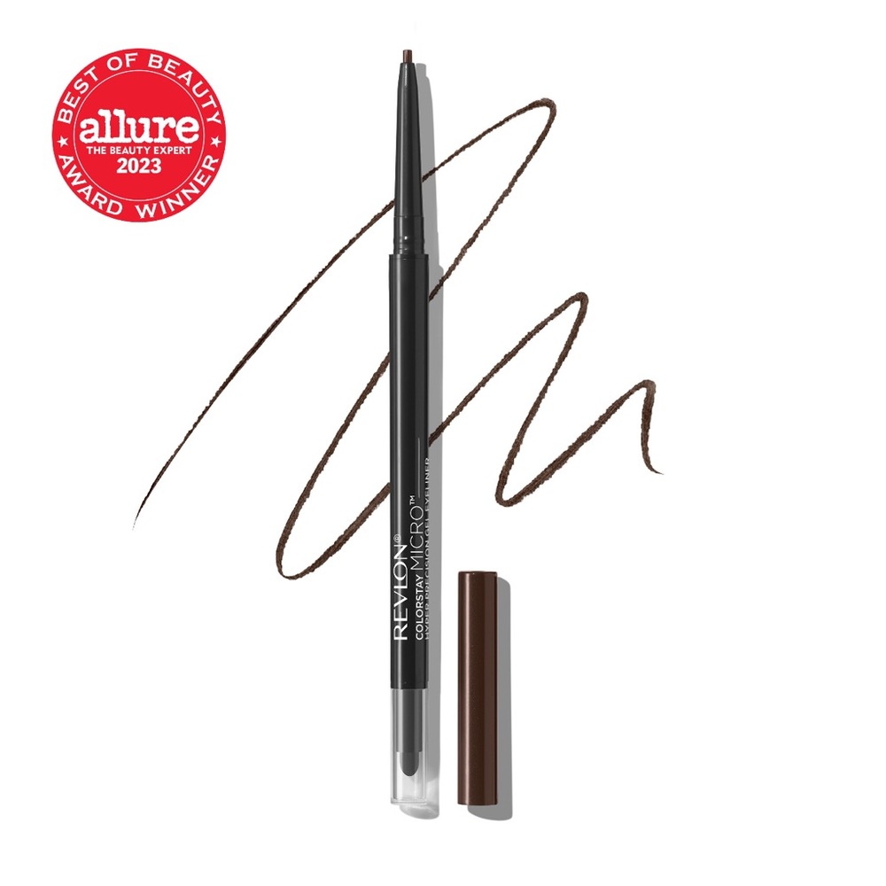 NIB Revlon Colorstay Micro Hyper Precise Gel Eyeliner & Smudger, 215 Brown